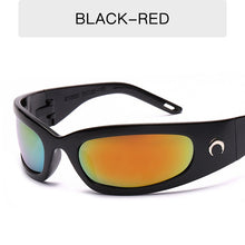 Load image into Gallery viewer, Hip Hop Sport Funny Mirror Sunglasses Men UV400 Cat Eye Goggles Male Silver Len Sun Glasses Women Female Vintage Driving Eyewear