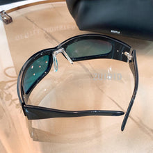Load image into Gallery viewer, Hip Hop Unusual Cat Eye Frame Sun Glasses Unique Arc Legh Moon Lens Red Sunglasses Women 2023 Men Eyewear  Brand Design