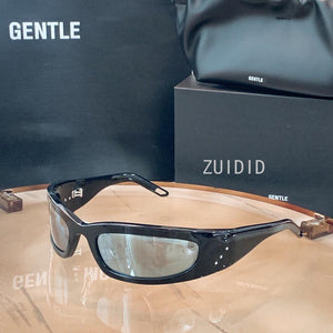 Hip Hop Unusual Cat Eye Frame Sun Glasses Unique Arc Legh Moon Lens Red Sunglasses Women 2023 Men Eyewear  Brand Design