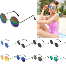 Load image into Gallery viewer, Hippie Circle Round Glasses Sunglasses Cyber Goggles Vintage Retro Hippy Eyewear