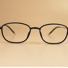Carica l&#39;immagine nel visualizzatore di Gallery, Montature per occhiali ellittiche piccole Hipster Uomo Donna Occhiali per computer Occhiali da vista per miopia in acciaio al carbonio in acciaio al tungsteno