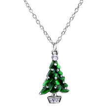 Carica l&#39;immagine nel visualizzatore di Gallery, Hot Christmas Halloween Funny Christmas Series Necklace Santa Claus Christmas Tree Boots Bell Donut Pendant Decoration Jewelry