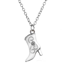 Carica l&#39;immagine nel visualizzatore di Gallery, Hot Christmas Halloween Funny Christmas Series Necklace Santa Claus Christmas Tree Boots Bell Donut Pendant Decoration Jewelry