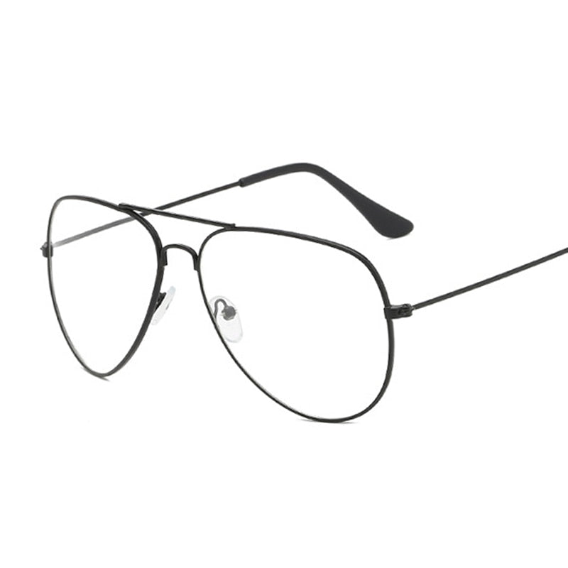 Classic Clear Glasses Gold Frame Vintage Glasses Women Men Optical Aviation Eyeglasses Transparent Clear Oculos