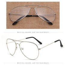 Load image into Gallery viewer, Hot Classic Clear Glasses Gold Frame Vintage Sunglass Women Men Optical Aviation Eyeglasses Transparent Clear Oculos De Grau