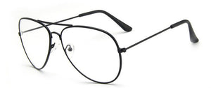 Classic Clear Glasses Gold Frame Vintage Sunglass Women Men Optical Aviation Eyeglasses Transparent Clear