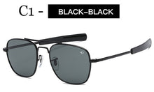 Load image into Gallery viewer, Aviation Sunglasses Men&#39;s Brand Designer American Army Military Optical AO Sun Glasses For Male UV400 Oculos de sol