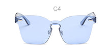 Load image into Gallery viewer, Brand designer sunglasses women Summer Rimless Square Shades Sun glasses Eyewear sunshines  Sunglasses woman