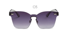 Load image into Gallery viewer, Brand designer sunglasses women Summer Rimless Square Shades Sun glasses Eyewear sunshines  Sunglasses woman