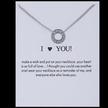 Carica l&#39;immagine nel visualizzatore di Gallery, Hot Fashion Silvery Charms Necklace crystal Pendant letters For Women Jewelry Personalized Letters Necklaces