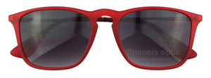 Sunglasses Chris Outdoor Living Square style rubber matte frame PC lens 54 size  4187 women summer dress