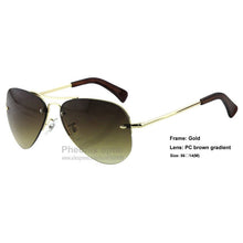 Carica l&#39;immagine nel visualizzatore di Gallery, Sunglasses Outdoor Living Arista Pilot style frame PC lens 56 size women summer dress 3449