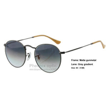 Load image into Gallery viewer, sunglasses Classic Round Metal style frame Glass gradient lens 50 size arista unisex women summer dress