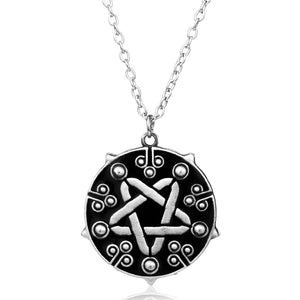 Hot Game Jewelry Witcher 3 Yennefer Medallion Choker Pendant Necklace the Wild Hunt Game Cospl Silver Jewelry Men Gift