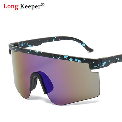Oversize Sports Sunglasses for Men Women Retro Square Sun Glasses Male Riding Eyeglasses Color Uv Gafas De Sol 2023