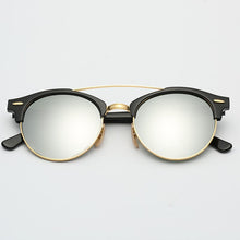 Load image into Gallery viewer, Round Acetate Tortoise Frame Men Sunglasses Lunettes Soleil Femme UV400 Women Sun Glasses Mirror Brown Glass Lenses