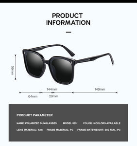 Anti Glare UV400 Square Polarized Sunglasses Man Woman