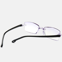 Load image into Gallery viewer, Anti-radiation Reading Glasses Rimless Glasses Smart Zoom Anti-blue Reading Glasses for The Elderly