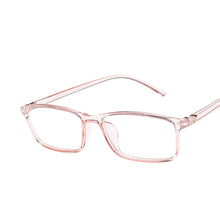 Load image into Gallery viewer, Ladies Simple High-end Square Glasses Monochromatic Transparent Glasses Men's Game Anti-blue Computer Glasses
