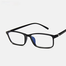 Load image into Gallery viewer, Ladies Simple High-end Square Glasses Monochromatic Transparent Glasses Men's Game Anti-blue Computer Glasses