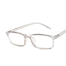 Load image into Gallery viewer, Ladies Simple High-end Square Glasses Monochromatic Transparent Glasses Men's Game Anti-blue Computer Glasses