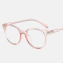 Load image into Gallery viewer, Simple Classic Anti-blue Glasses Ladies and Men Anti-blue Round Glasses Anti-radiation Goggles for Computer Games