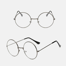 Load image into Gallery viewer, Small Fresh Round Frame Glasses Ladies Art Metal Glasses Simple Classic Flat Mirror All-match Fashionable Glasses