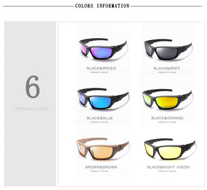 Sale Women Polarized Sunglasses Men Oval Night Vision Black Frame Sun Glasses Safety Driving Sports Gafas De Sol 1031