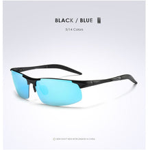 Carica l&#39;immagine nel visualizzatore di Gallery, men&#39;s aluminum-magnesium car drivers Half-frame goggles anti-glare sunglasses Polarized Driving Gozluk erkek
