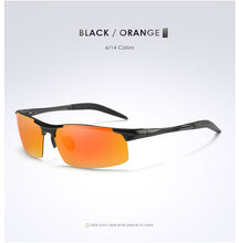 Carica l&#39;immagine nel visualizzatore di Gallery, men&#39;s aluminum-magnesium car drivers Half-frame goggles anti-glare sunglasses Polarized Driving Gozluk erkek