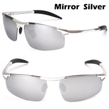 Carica l&#39;immagine nel visualizzatore di Gallery, men&#39;s aluminum-magnesium car drivers night vision goggles anti-glare polarizer sunglasses Polarized Driving Glasses