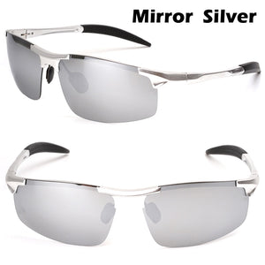 men's aluminum-magnesium car drivers night vision goggles anti-glare polarizer sunglasses Polarized Driving Glasses