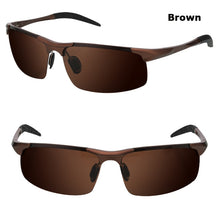 Carica l&#39;immagine nel visualizzatore di Gallery, men&#39;s aluminum-magnesium car drivers night vision goggles anti-glare polarizer sunglasses Polarized Driving Glasses