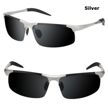 Carica l&#39;immagine nel visualizzatore di Gallery, men&#39;s aluminum-magnesium car drivers night vision goggles anti-glare polarizer sunglasses Polarized Driving Glasses