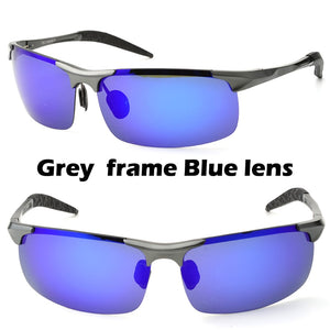 men's aluminum-magnesium car drivers night vision goggles anti-glare polarizer sunglasses Polarized Driving Glasses