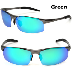 men's aluminum-magnesium car drivers night vision goggles anti-glare polarizer sunglasses Polarized Driving Glasses