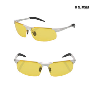 men's aluminum-magnesium car drivers night vision goggles anti-glare polarizer sunglasses Polarized Driving Glasses