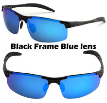 Carica l&#39;immagine nel visualizzatore di Gallery, men&#39;s aluminum-magnesium car drivers night vision goggles anti-glare polarizer sunglasses Polarized Driving Glasses
