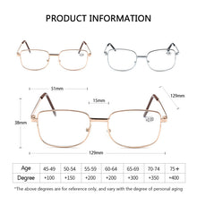 Load image into Gallery viewer, Selling Ladies Simple Metal Reading Glasses Men's Resin Glasses Pure Color Anti-blue Light Myopia Glasses