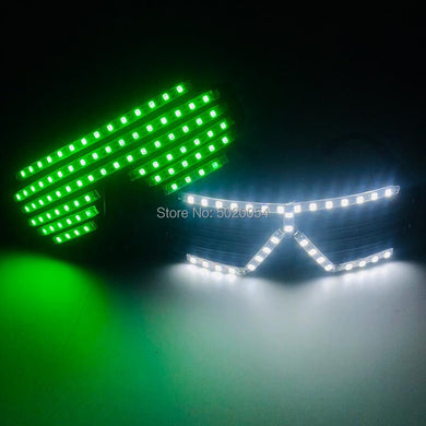 Vendita di occhiali da sole da uomo occhiali luminosi occhiali luminosi a led abbigliamento puntelli per costumi occhiali da sole a led occhiali moda