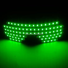 Carica l&#39;immagine nel visualizzatore di Gallery, Vendita di occhiali da sole da uomo occhiali luminosi occhiali luminosi a led abbigliamento puntelli per costumi occhiali da sole a led occhiali moda