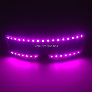 Vendita di occhiali da sole da uomo occhiali luminosi occhiali luminosi a led abbigliamento puntelli per costumi occhiali da sole a led occhiali moda