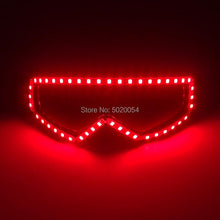 Carica l&#39;immagine nel visualizzatore di Gallery, Vendita di occhiali da sole da uomo occhiali luminosi occhiali luminosi a led abbigliamento puntelli per costumi occhiali da sole a led occhiali moda