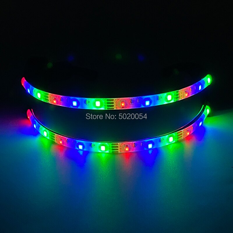 Vendita di occhiali da sole da uomo occhiali luminosi occhiali luminosi a led abbigliamento puntelli per costumi occhiali da sole a led occhiali moda