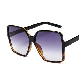 Selling Popular Ladies  Brand Big Frame Retro Sunglasses Ladies Oversized Square Sunglasses  Sunglasses