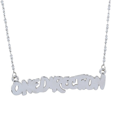 Hot new fashion designer silver plated one direction pendant necklace 1D choker necklaces & pendants men jewelry bijoux collares