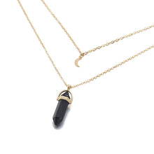 Load image into Gallery viewer, Hexagonal Column Quartz Necklaces Pendants Fashion Natural Stone Bullet Pink Crystal Pendant Necklace For Women Jewelry