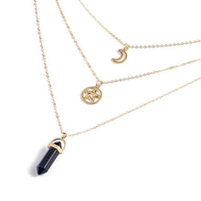 Load image into Gallery viewer, Hexagonal Column Quartz Necklaces Pendants Fashion Natural Stone Bullet Pink Crystal Pendant Necklace For Women Jewelry