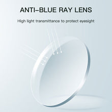 Load image into Gallery viewer, Hotochki Women Blue Light Blocking Glasses Frame for Female Prescription UV400 Full Rim Alloy Cat Eye Anti-Reflective Spectacles