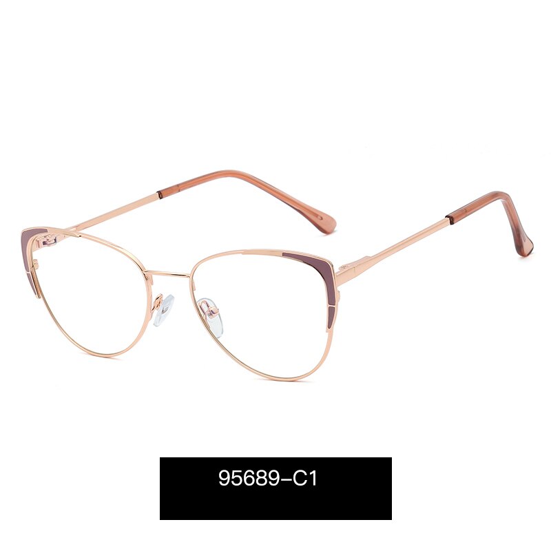 Hotony Eyeglasses Frame for Women Blue Light Blocking Eyewear Female Optical Glasses UV400 Prescription Spectacles Woman Fashion